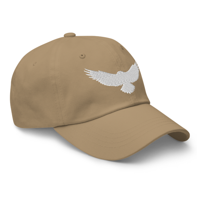 Eagle Classic Dad Hat - Khaki Cotton Baseball Cap