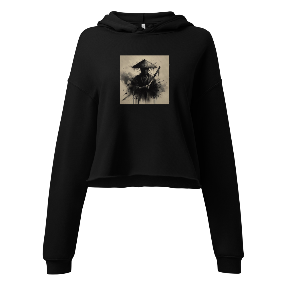 Black crpped huddy for women