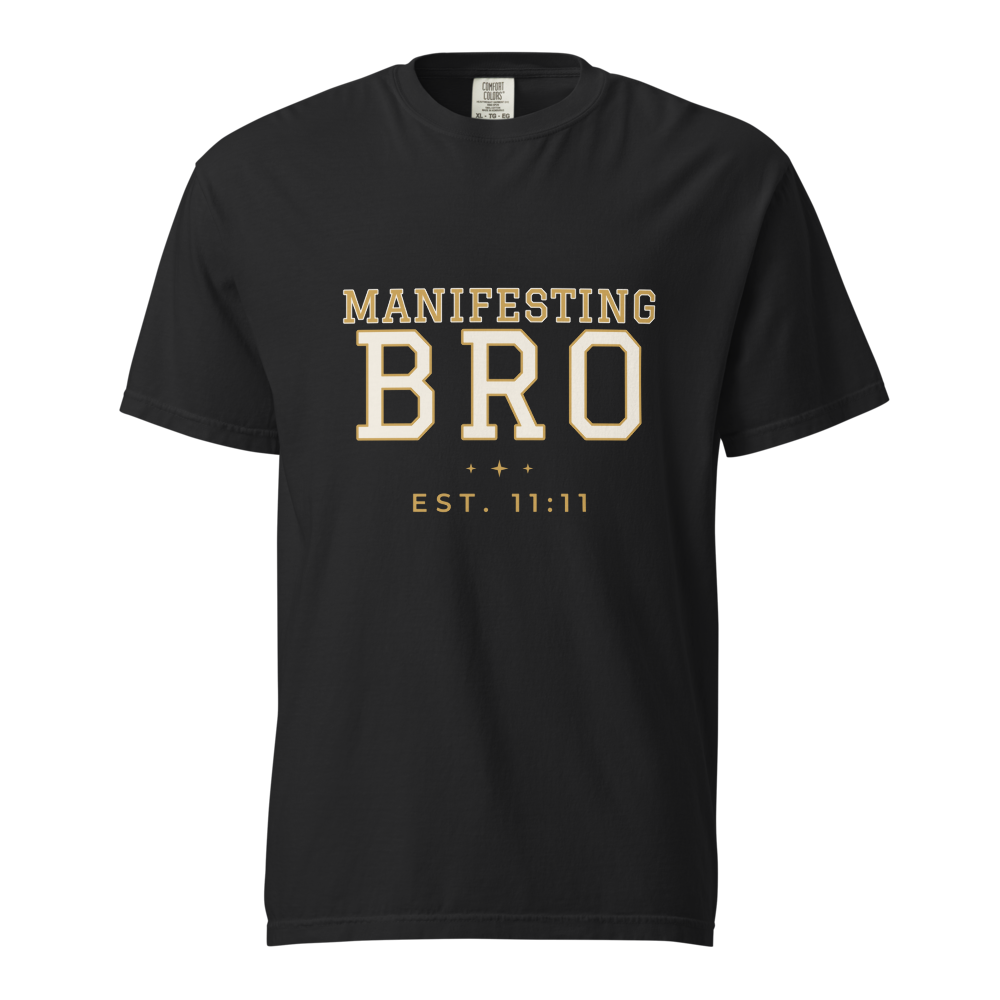 Manifesting Bro Varsity Tee, EST. 11:11