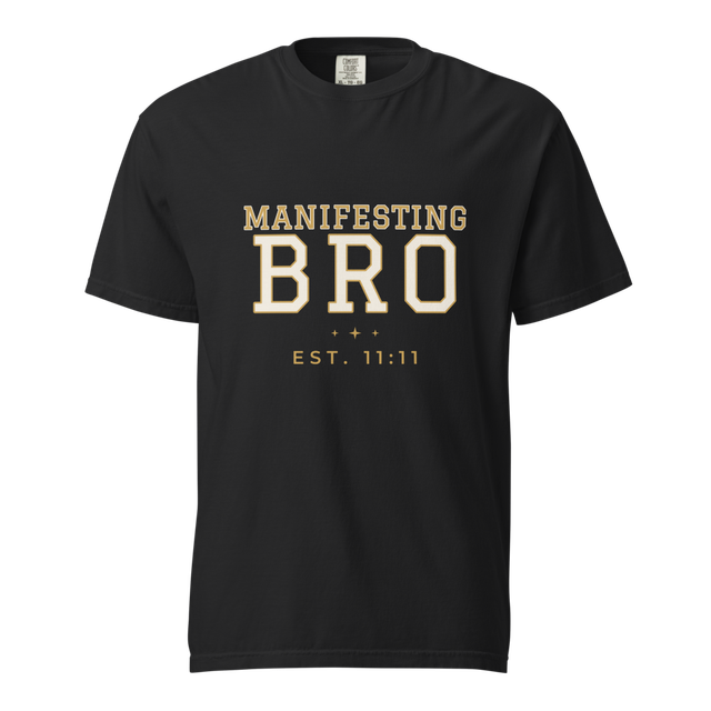 Manifesting Bro Varsity Tee, EST. 11:11