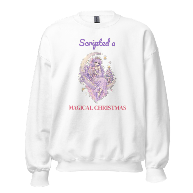 Scripted a Magical Christmas Anime Sweatshirt