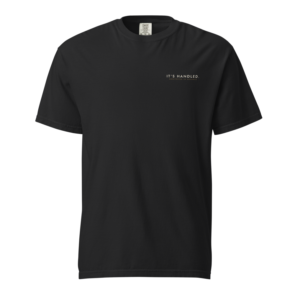It's Handled Minimal Back Print Tee for Men