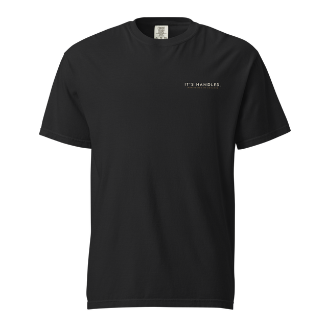 It's Handled Minimal Back Print Tee for Men