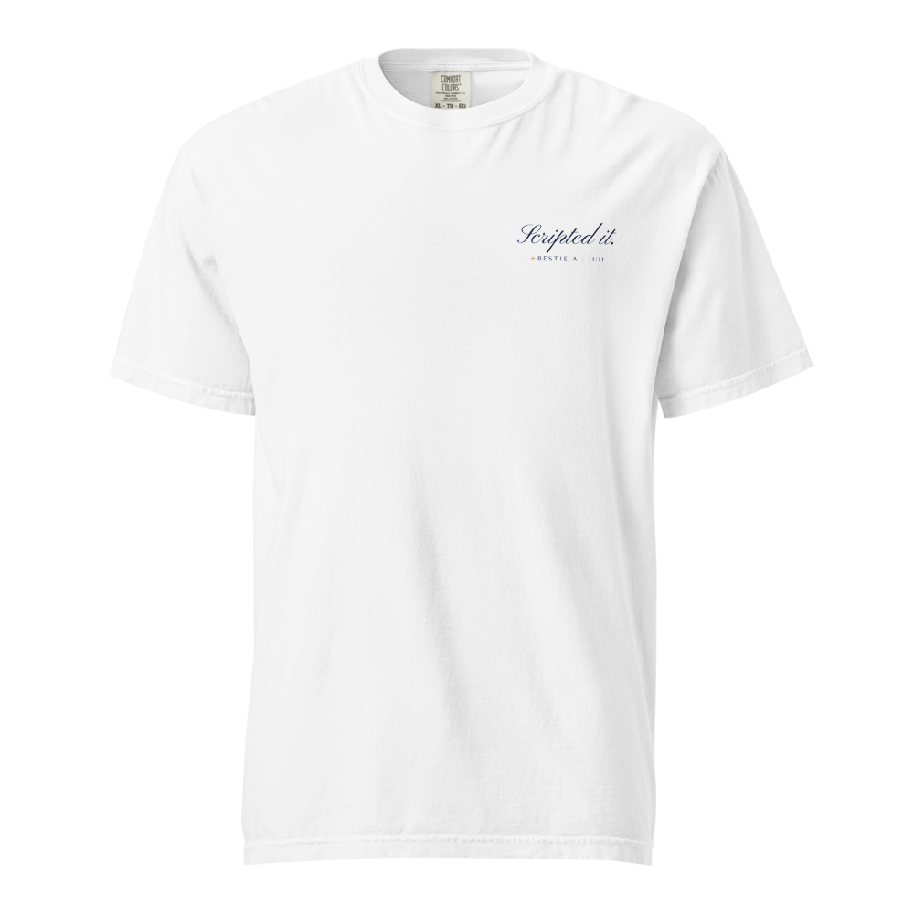 Scripted It Bestie A Matching Tee, Minimal Shirt
