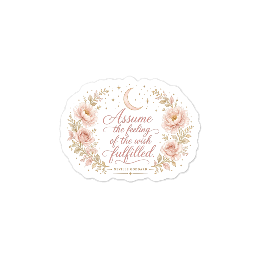 Assume the Feeling Sticker - Law of Assumption