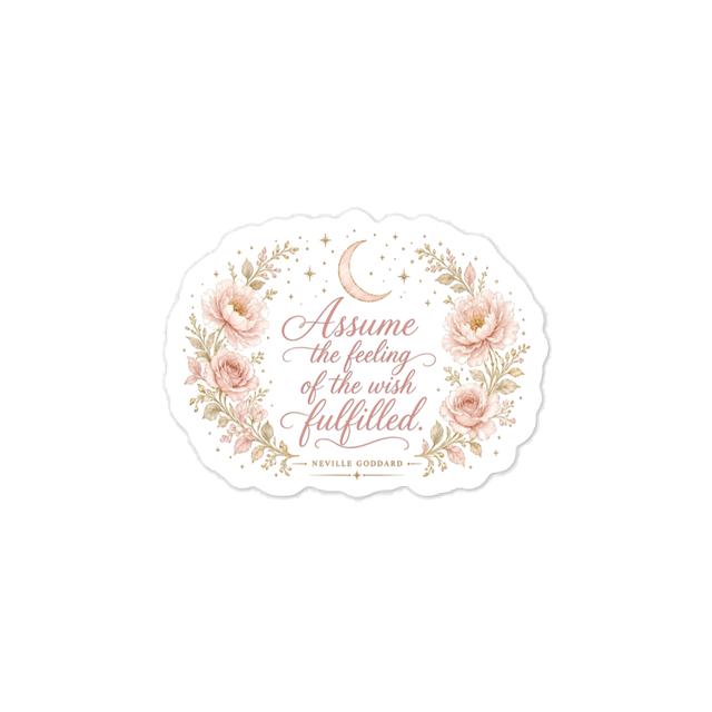 Assume the Feeling Sticker - Law of Assumption