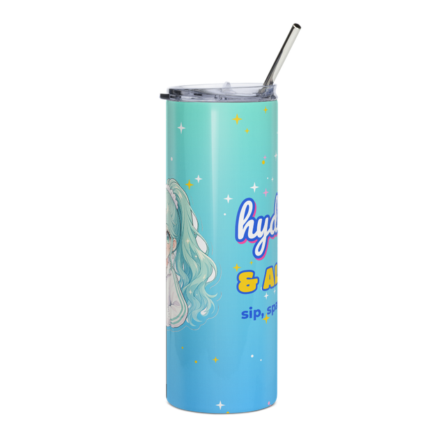 Hydrated & Aligned Manifesting Tumbler 20oz