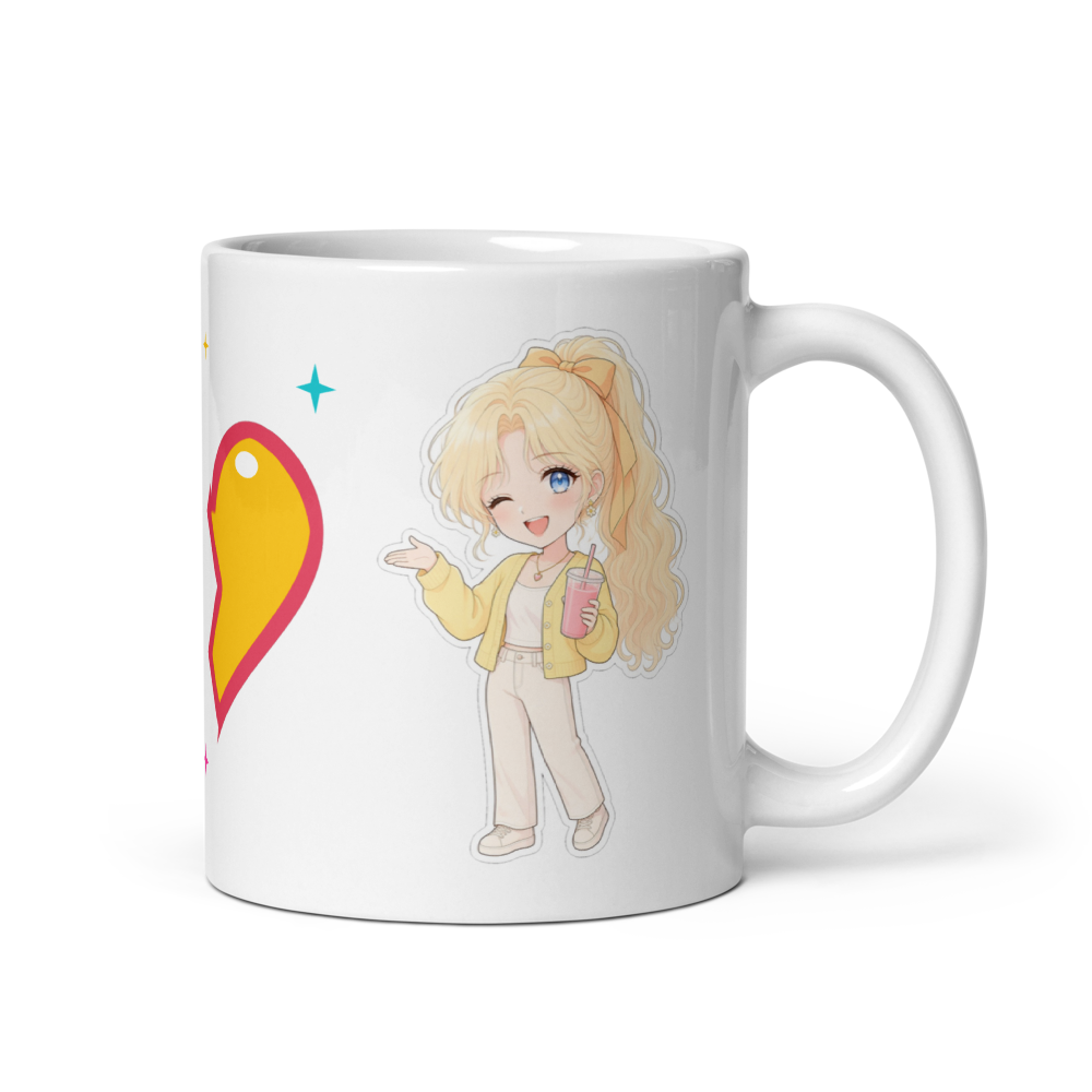 Lived It Bestie Mug B, Matching Half Heart