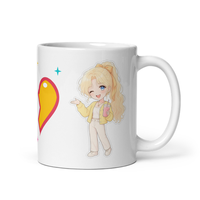 Lived It Bestie Mug B, Matching Half Heart