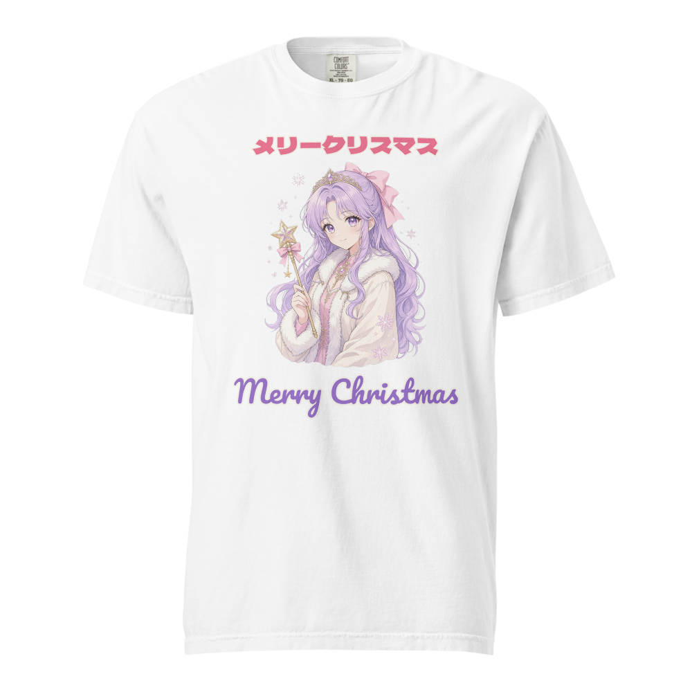 Magical Girl Anime Merry Christmas Tee