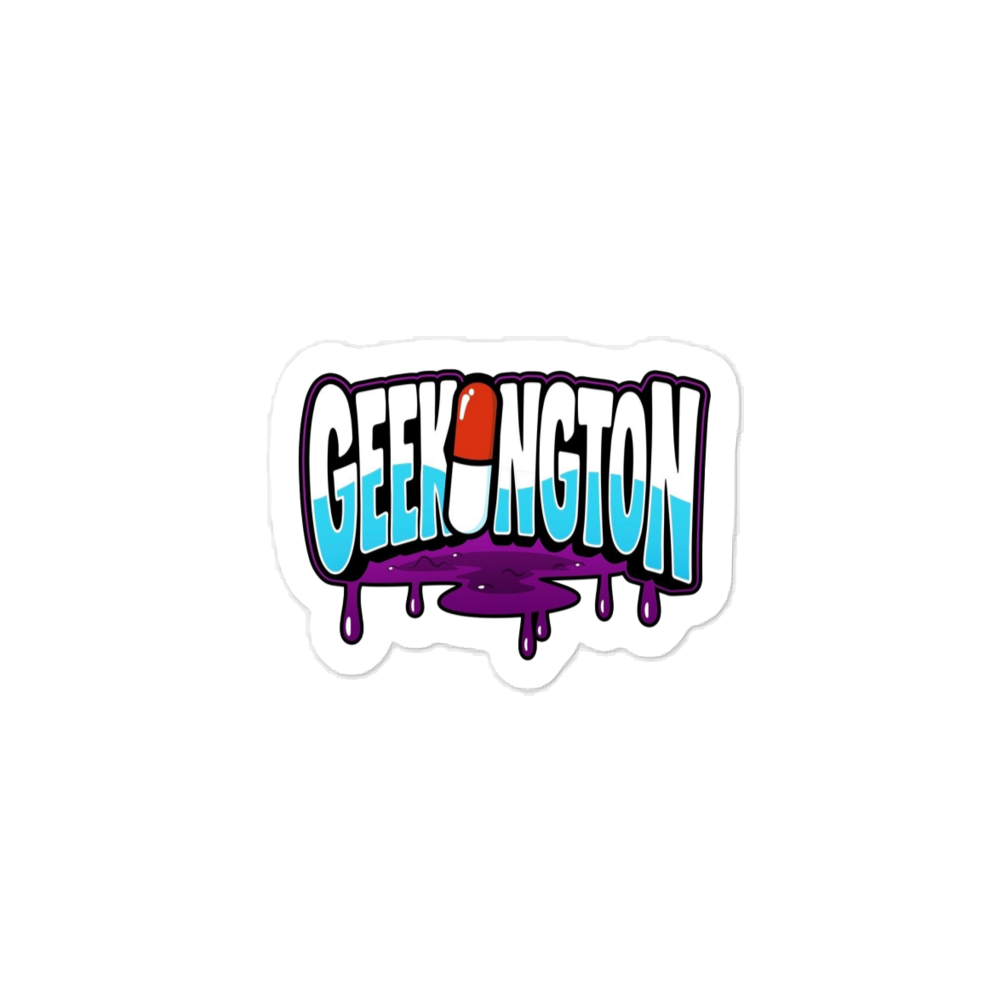 Geekington Logo Sticker