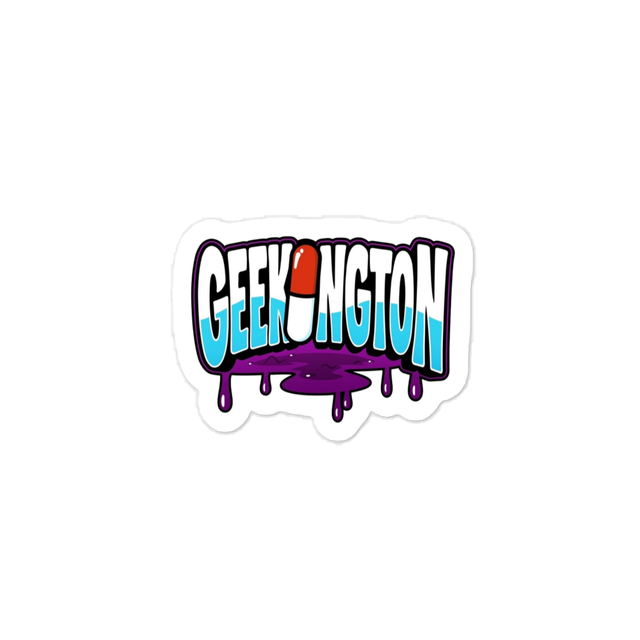 Geekington Logo Sticker