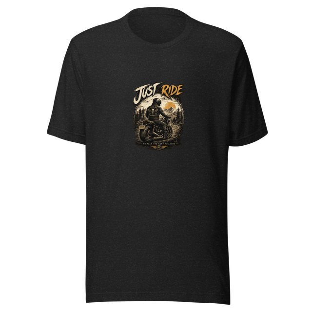Just Ride – Biker Graphic T-Shirt