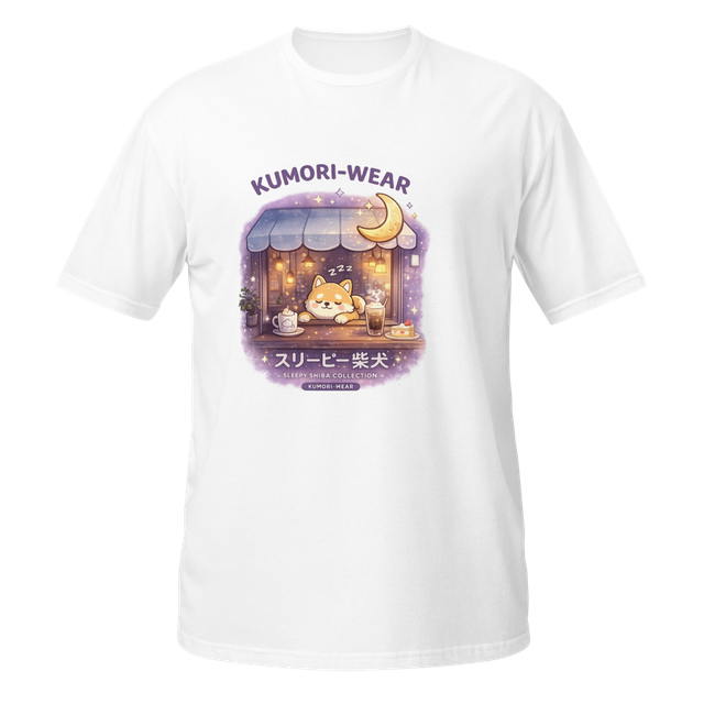 Sleepy Shiba Café Kawaii Streetwear Tee