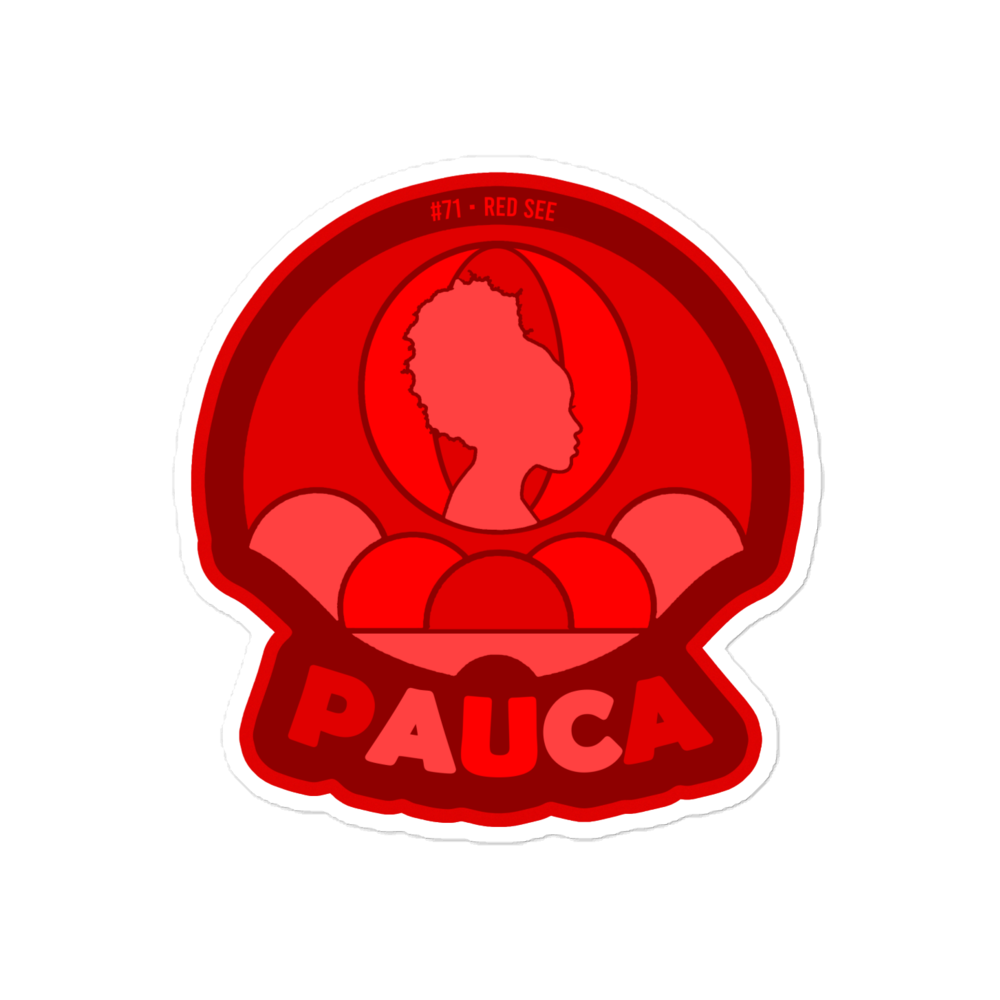#71 • Red See | PAUCA Team Sticker