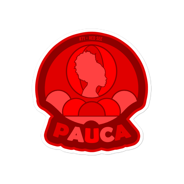 #71 • Red See | PAUCA Team Sticker