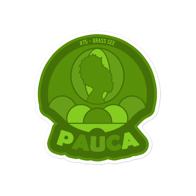 #75 • Grass See | PAUCA Team Sticker
