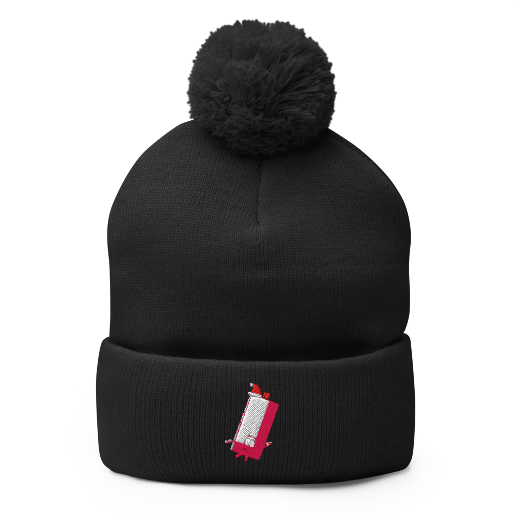 Numberblock 18 Christmas Pom-Pom Knit Cap