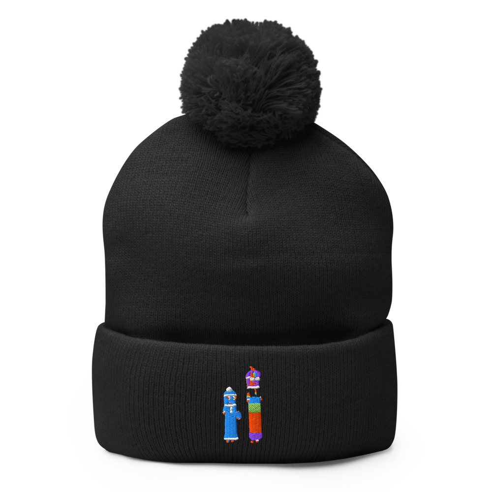 Numberblock 5 & 7 Christmas Pom-Pom Knit Cap