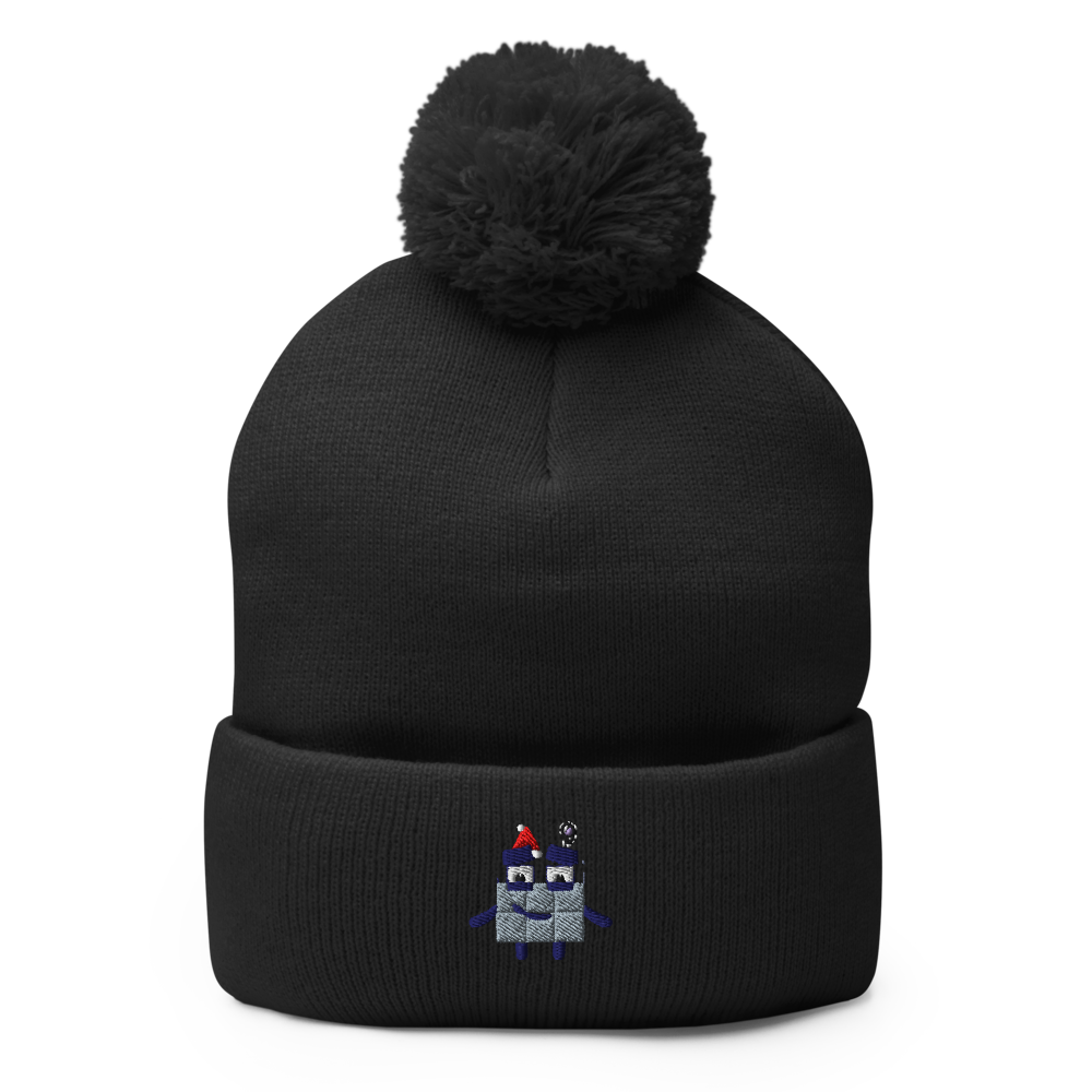 Numberblock Nine Christmas Pom-Pom Knit Cap