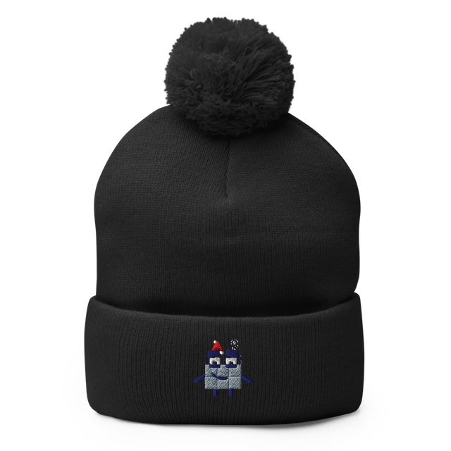 Numberblock Nine Christmas Pom-Pom Knit Cap