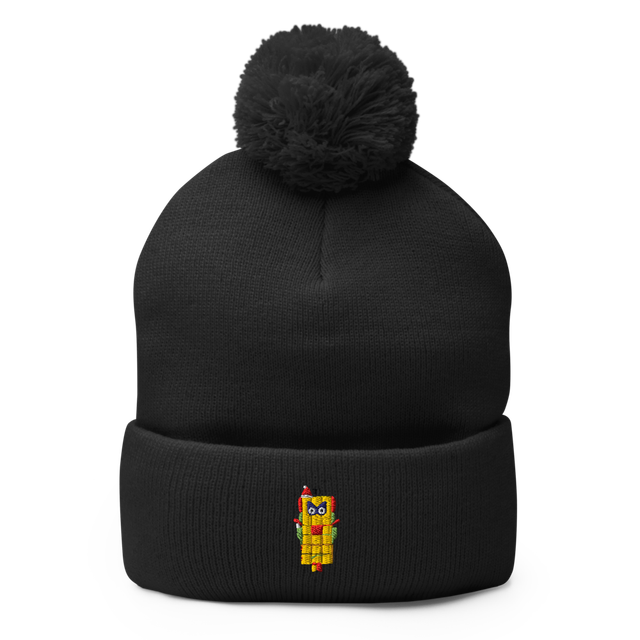 Numberblock 21 Christmas Pom-Pom Knit Cap