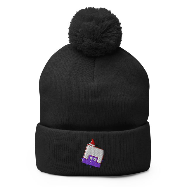Numberblock 16 Christmas Pom-Pom Knit Cap