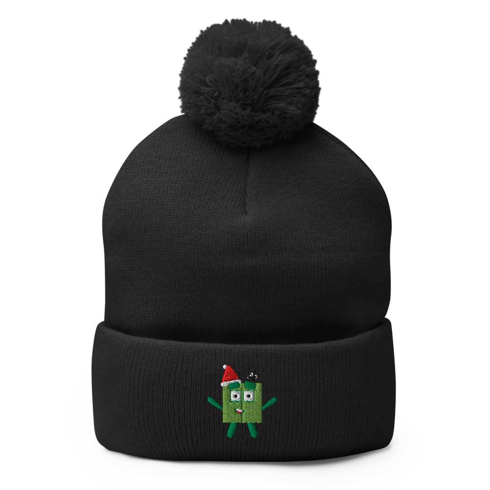 Numberblock Four Christmas Pom-Pom Knit Cap