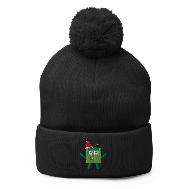 Numberblock Four Christmas Pom-Pom Knit Cap
