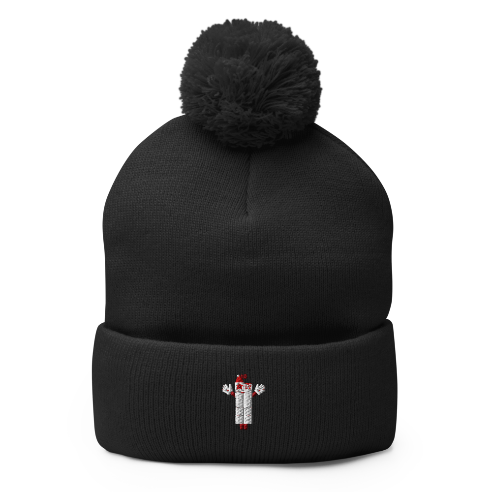 Numberblock Ten Christmas Pom-Pom Knit Cap