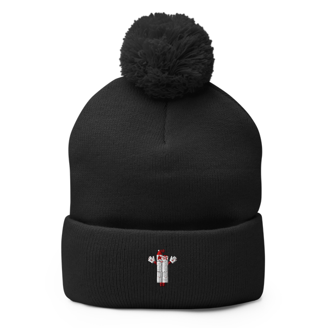 Numberblock Ten Christmas Pom-Pom Knit Cap
