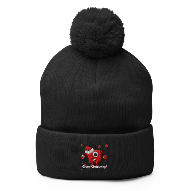 Numberblock One Christmas Pom-Pom Knit Cap