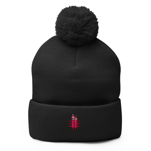 Numberblock Eight Christmas Pom-Pom Knit Cap