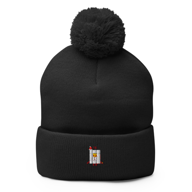Numberblock 12 Christmas Pom-Pom Knit Cap