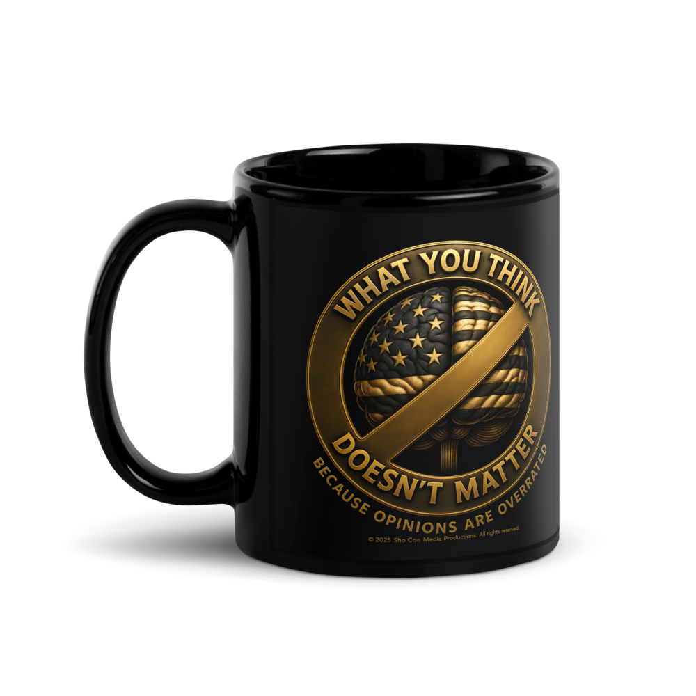 What You Think Doesn't Matter Gold Crest mug