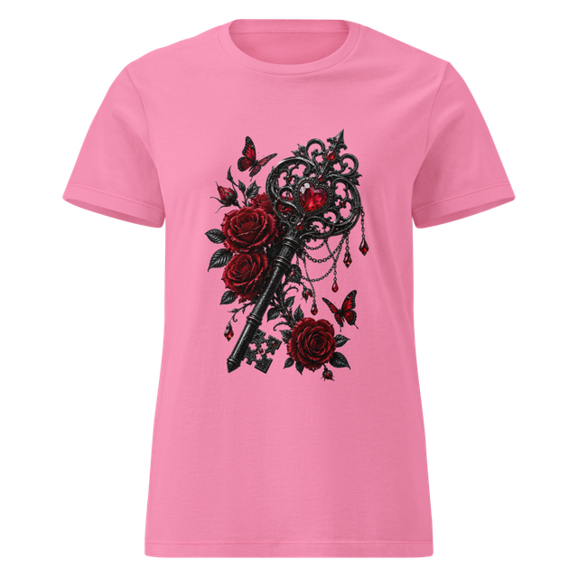 Dark Rose Hourglass Key T-Shirt