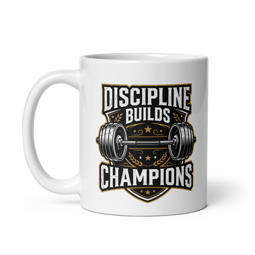 Discipline Builds Champions Gym Mug