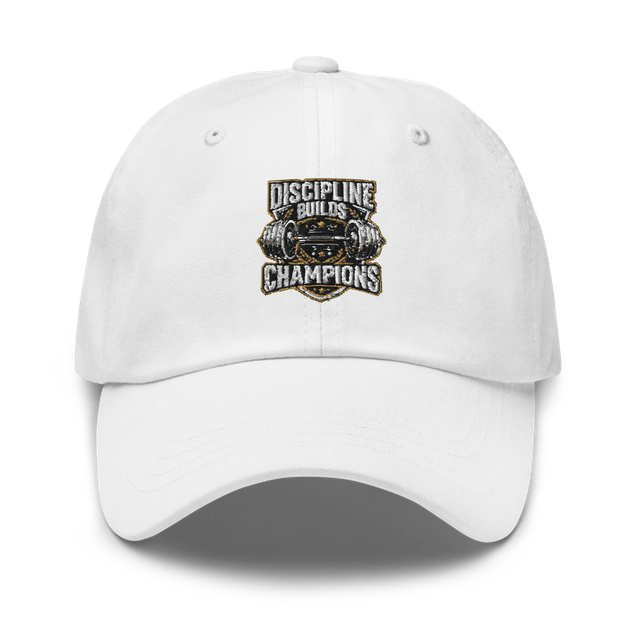 Discipline Builds Champions unisex Gym cap