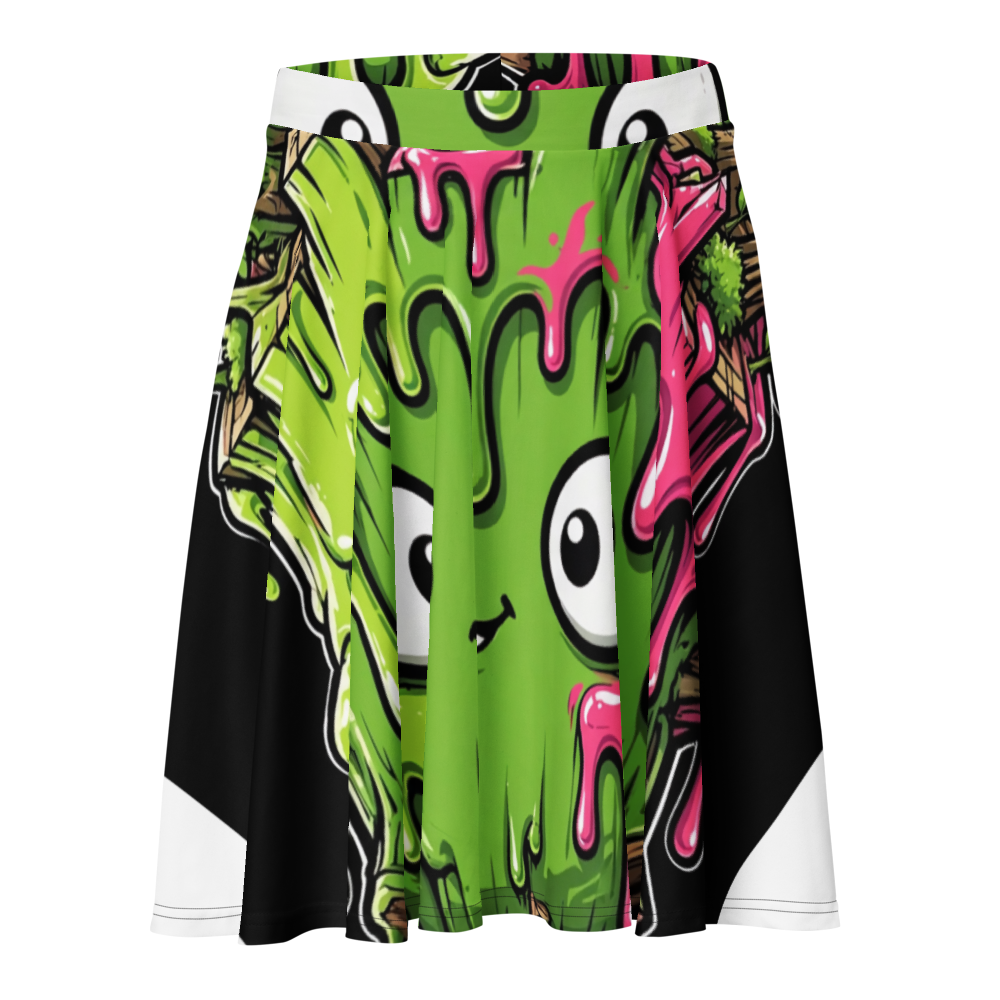 Stumpybudz Drippy Slime Skater Skirt