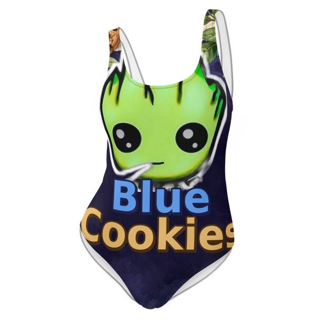 Stumpybudz Blue Cookies One-Piece Swimsuit