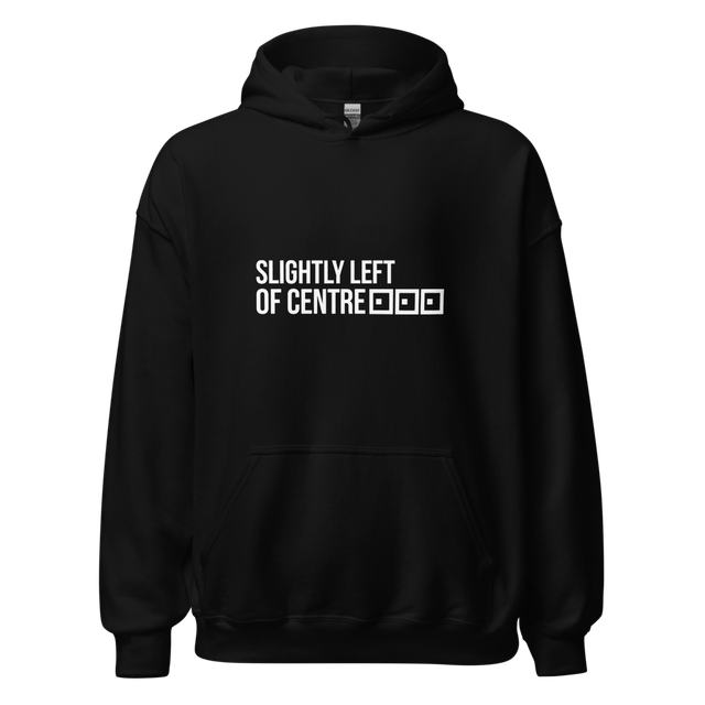 Slightly Left of Centre – Logo Hoodie