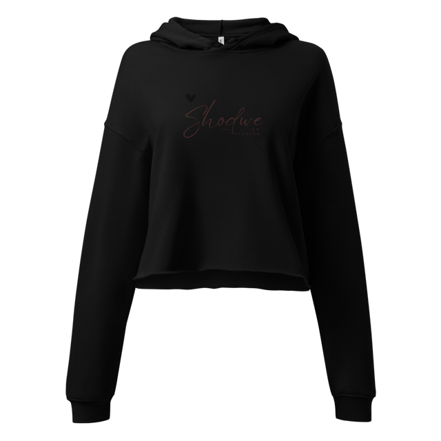 Black Shodue Women’s Cropped Hoodie