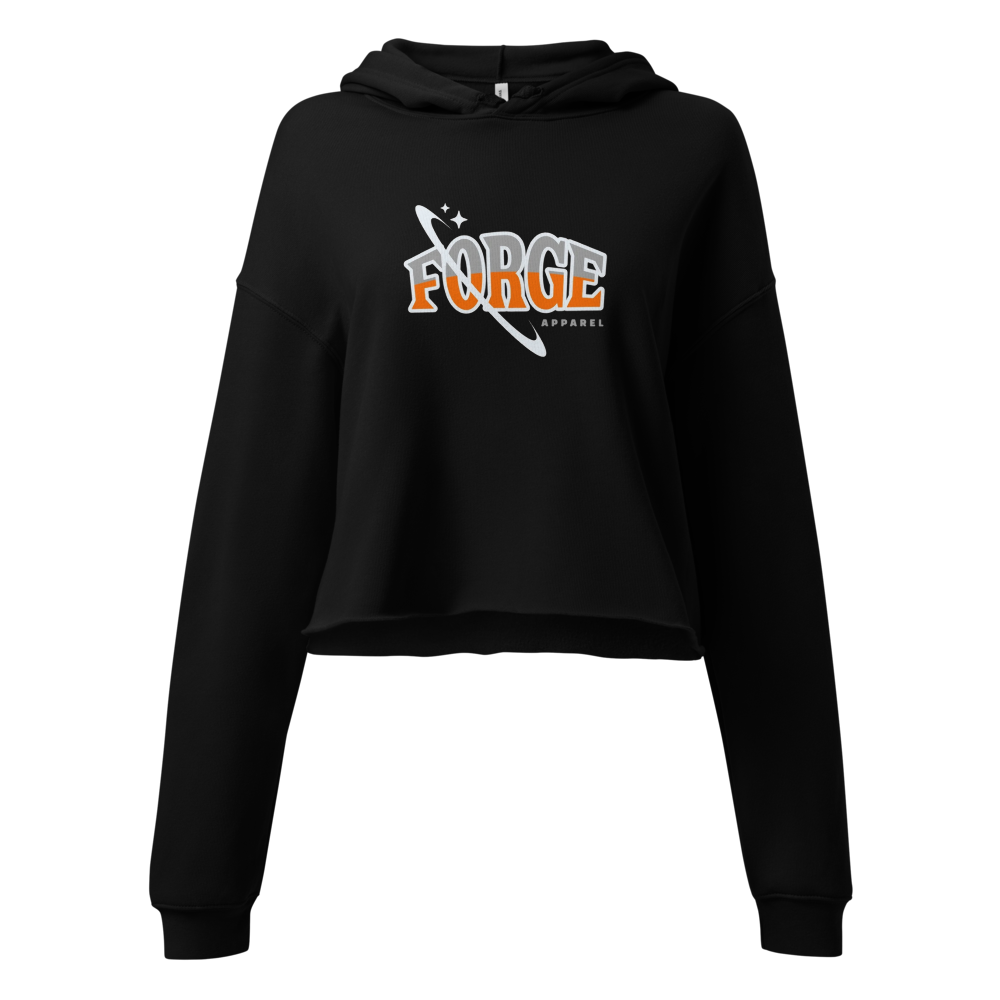 Forge Apparel Black Cropped Hoodie