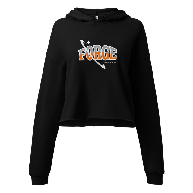 Forge Apparel Black Cropped Hoodie