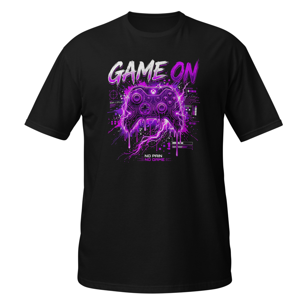 GAME ON | Neon Purple Cyberpunk Gaming Controller