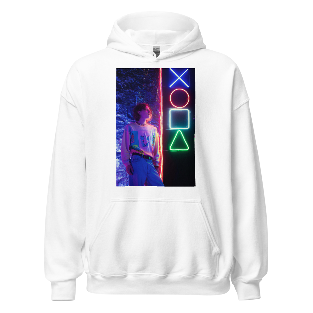Cyberpunk Neon Gaming Sweatshirt