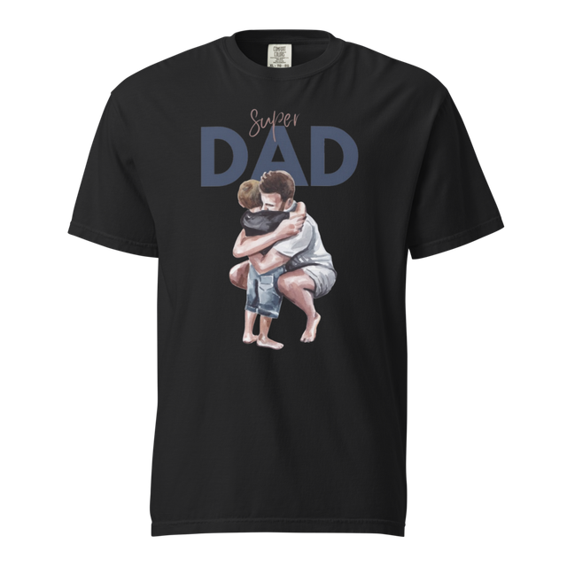 Black T-shirt Super DAD.