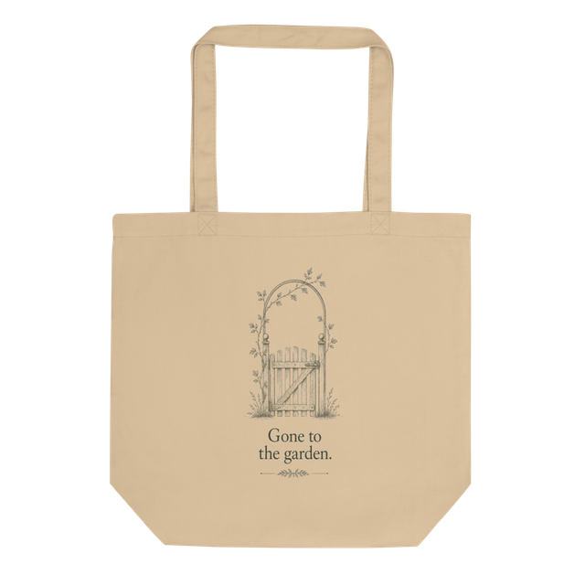 Gone to the Garden tote bag.