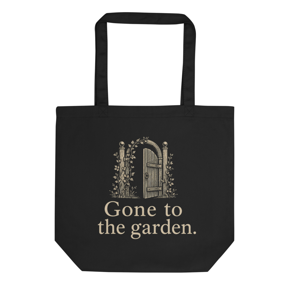 Vintage Botanical Quote tote