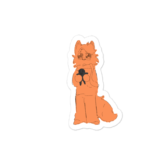 Mocha Doodle Sticker